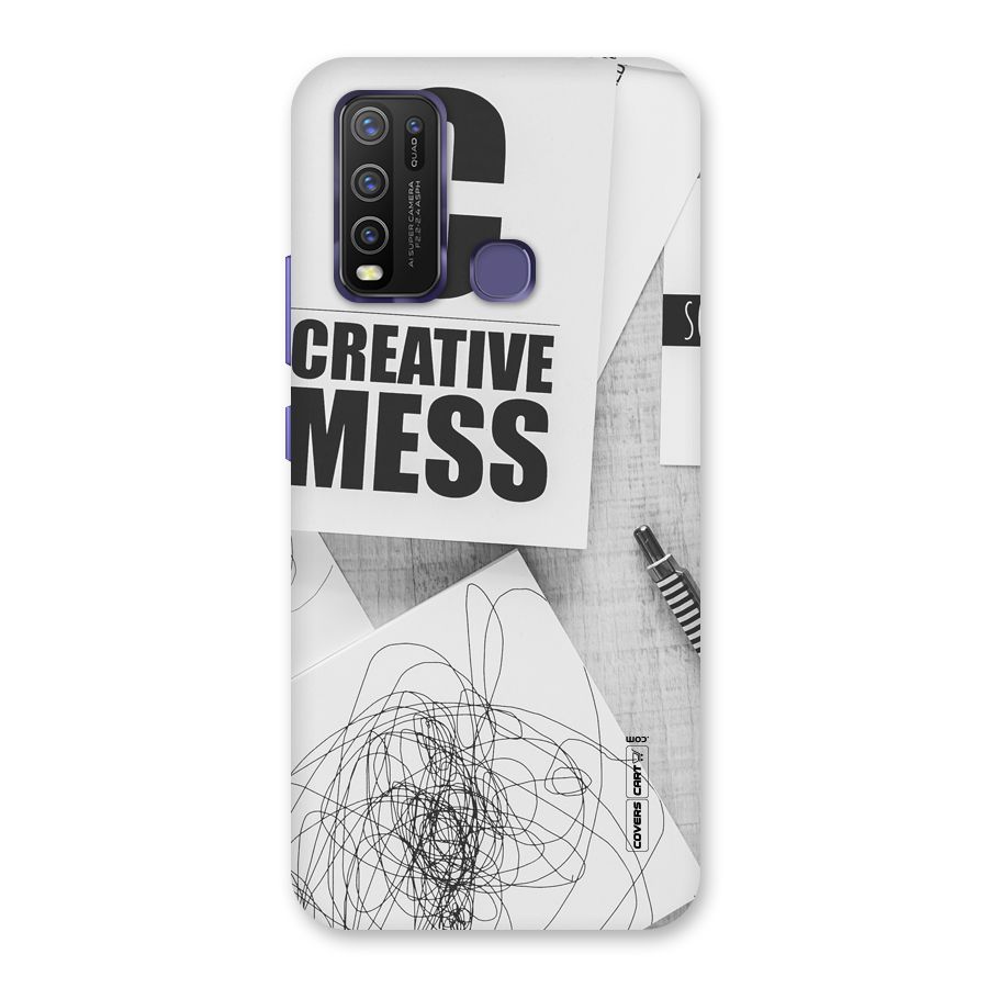 Creative Mess Back Case for Vivo Y30