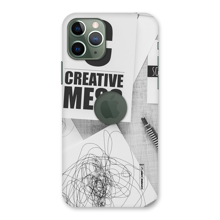 Creative Mess Back Case for iPhone 11 Pro Logo  Cut