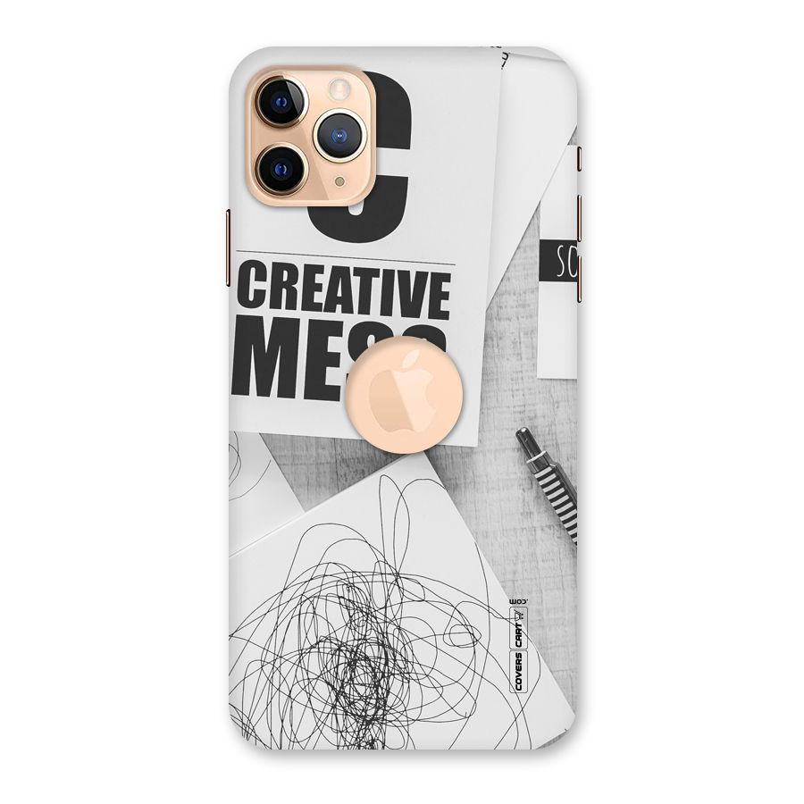 Creative Mess Back Case for iPhone 11 Pro Max Logo Cut