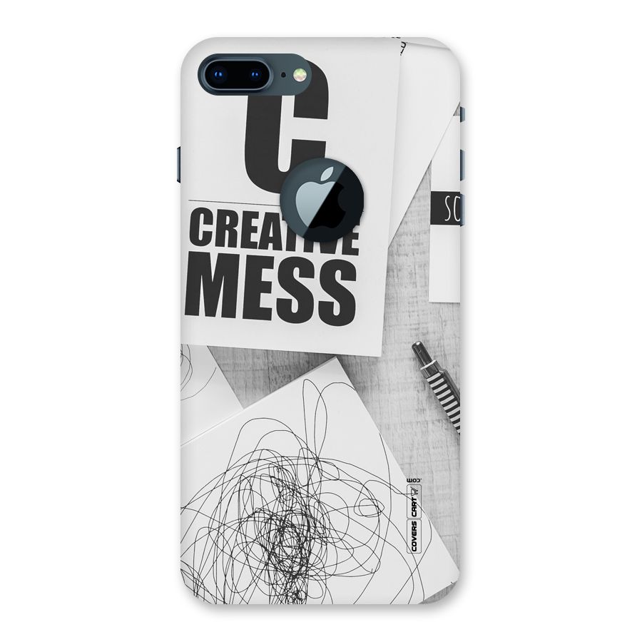 Creative Mess Back Case for iPhone 7 Plus Logo Cut