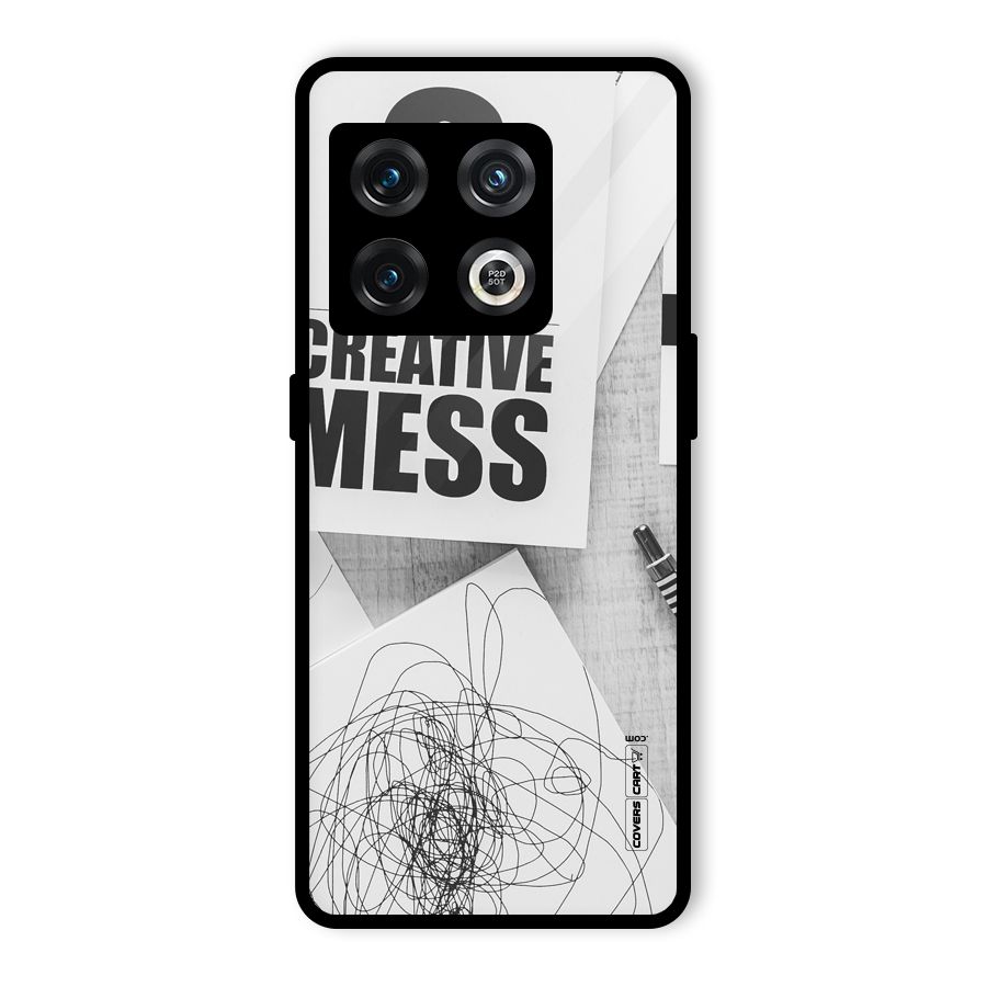 Creative Mess Glass Back Case for OnePlus 10 Pro 5G