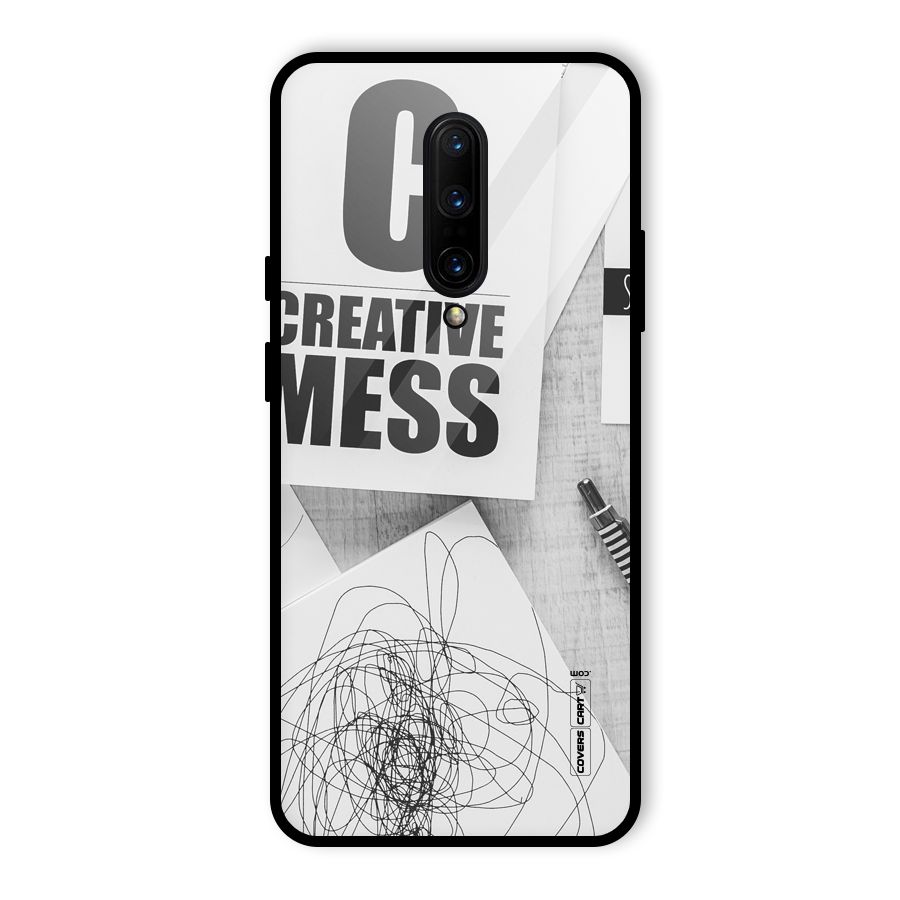 Creative Mess Glass Back Case for OnePlus 7 Pro