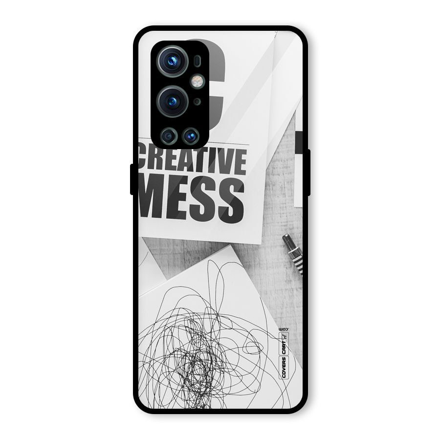 Creative Mess Glass Back Case for OnePlus 9 Pro