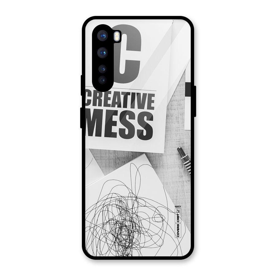 Creative Mess Glass Back Case for OnePlus Nord