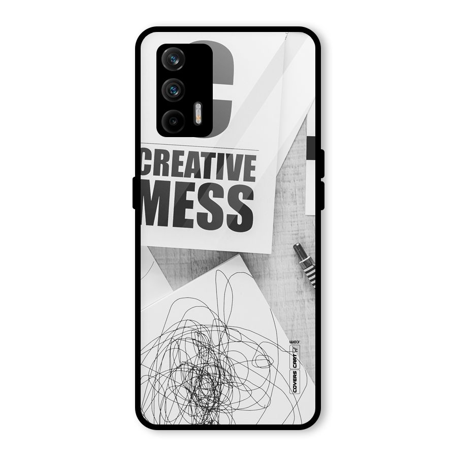 Creative Mess Glass Back Case for Realme GT 5G