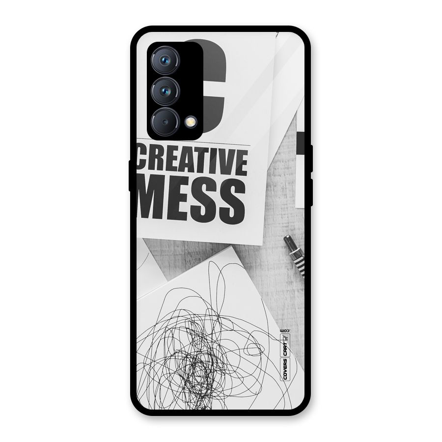 Creative Mess Glass Back Case for Realme GT Master Edition