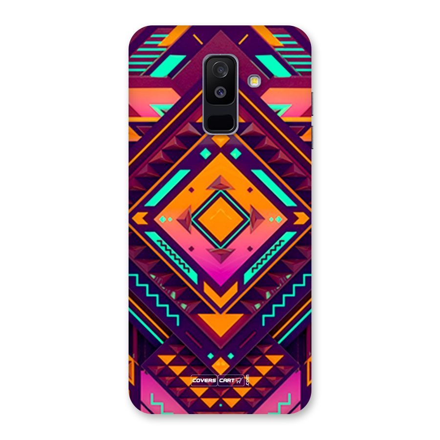 Creative Rhombus Back Case for Galaxy A6 Plus