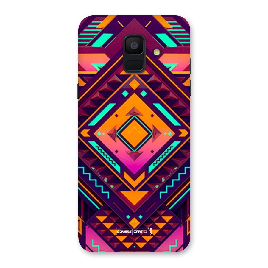 Creative Rhombus Back Case for Galaxy A6 (2018)