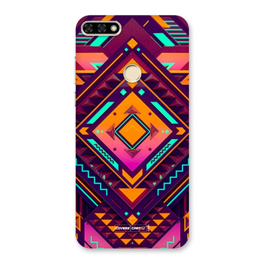 Creative Rhombus Back Case for Honor 7A