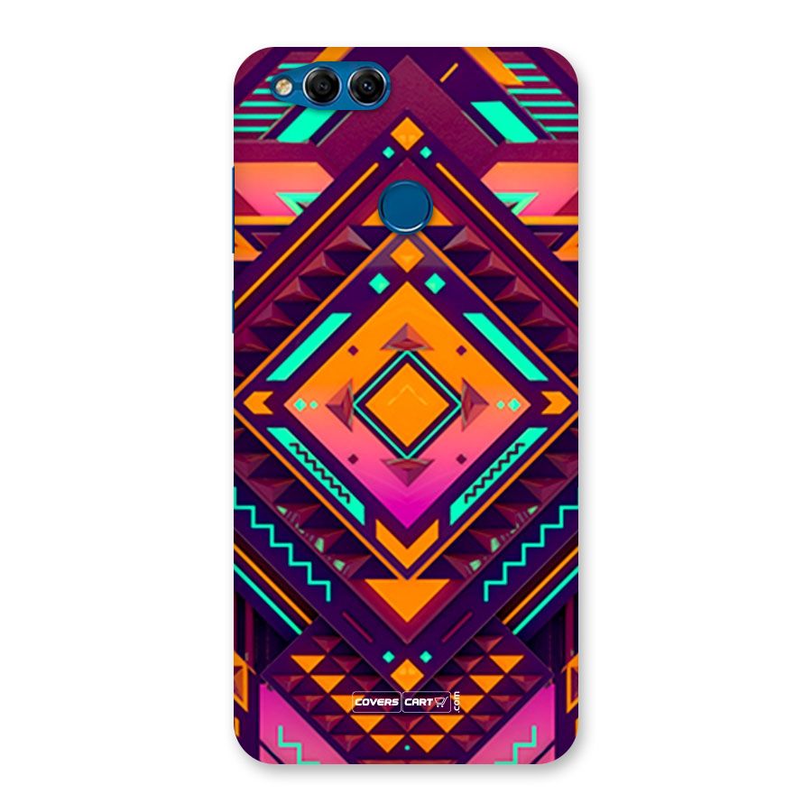Creative Rhombus Back Case for Honor 7X