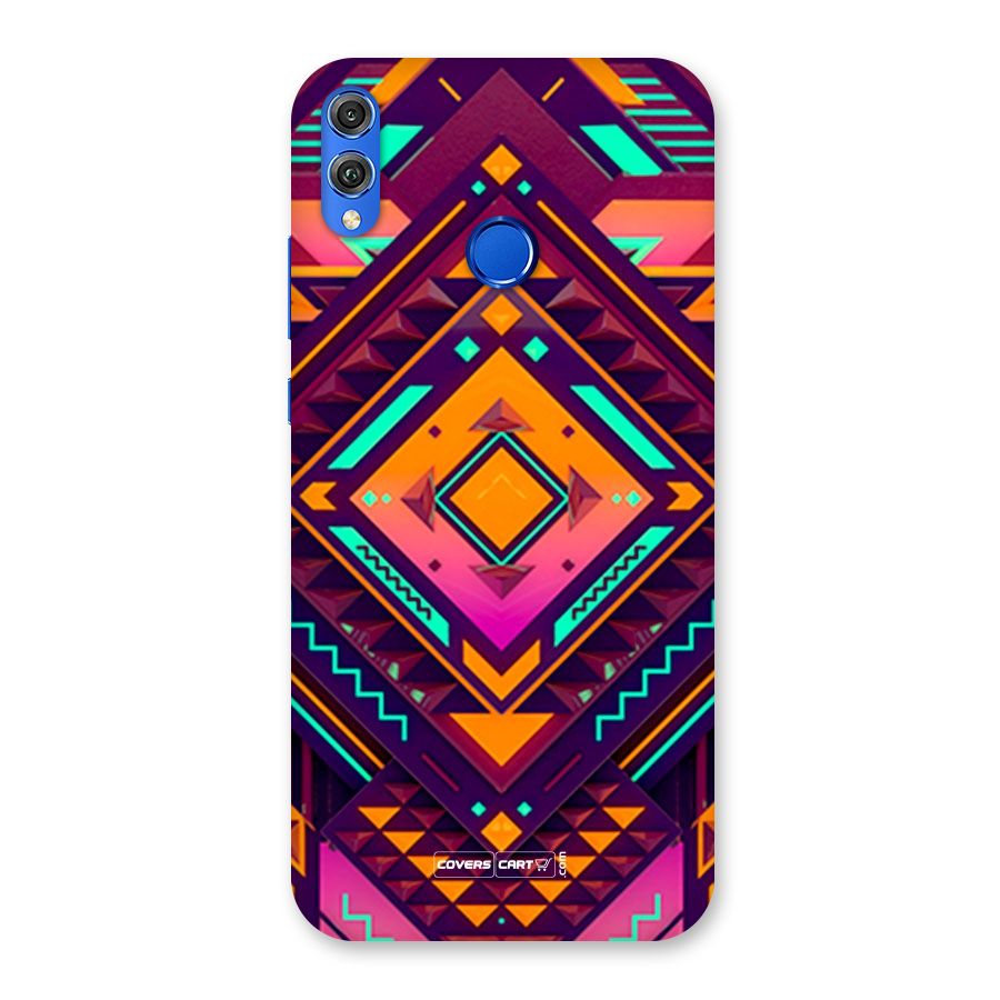 Creative Rhombus Back Case for Honor 8X