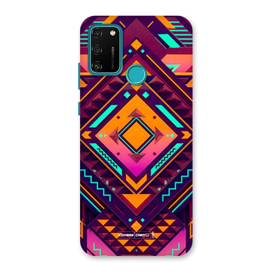 Creative Rhombus Back Case for Honor 9A