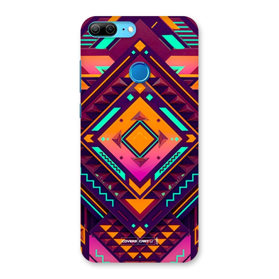 Creative Rhombus Back Case for Honor 9 Lite