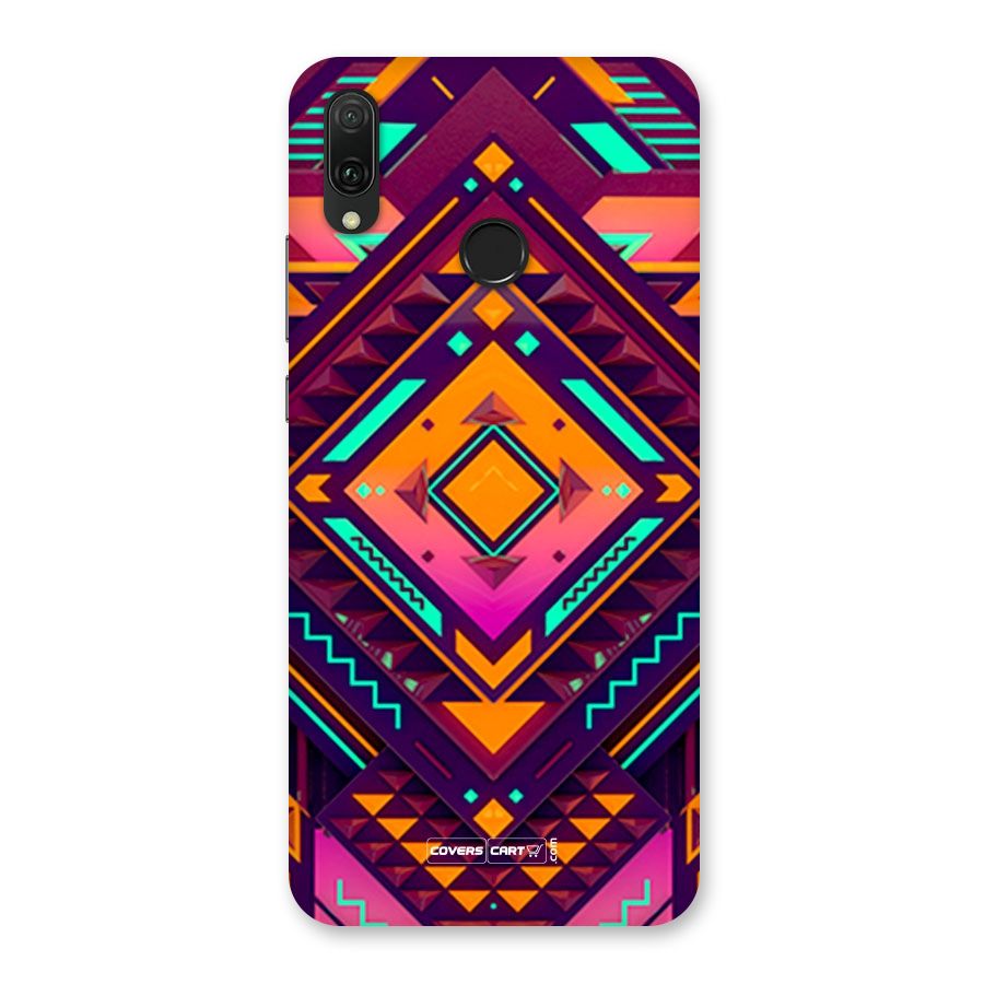 Creative Rhombus Back Case for Huawei Y9 (2019)