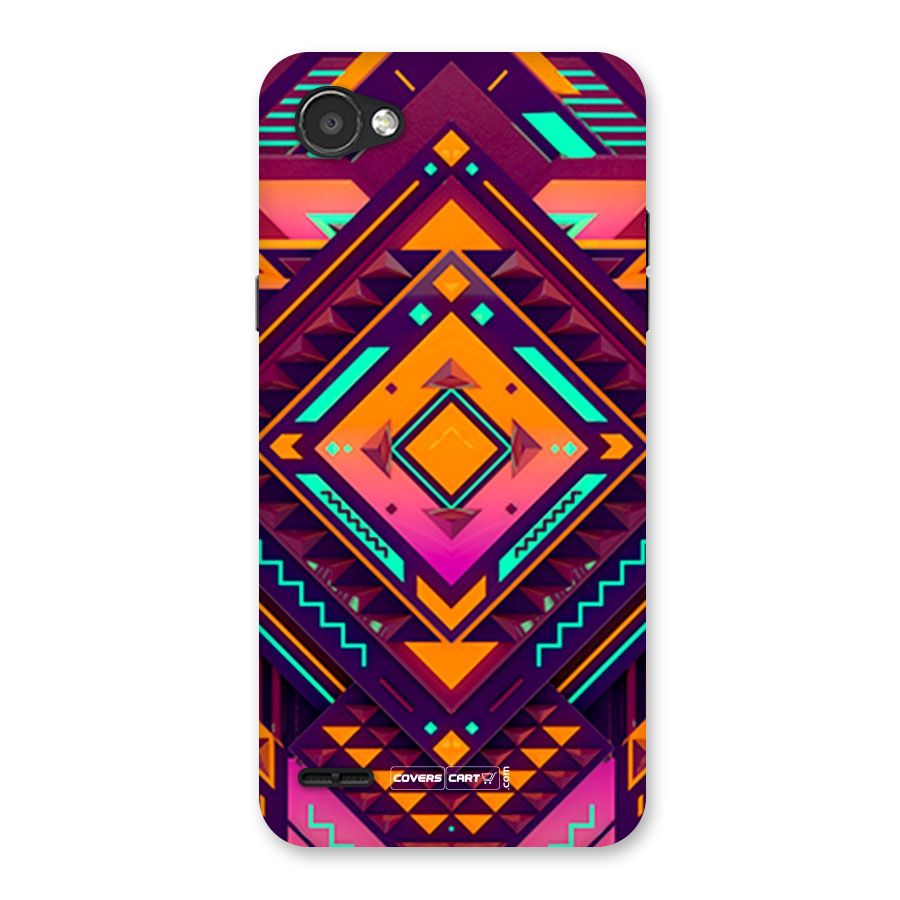 Creative Rhombus Back Case for LG Q6