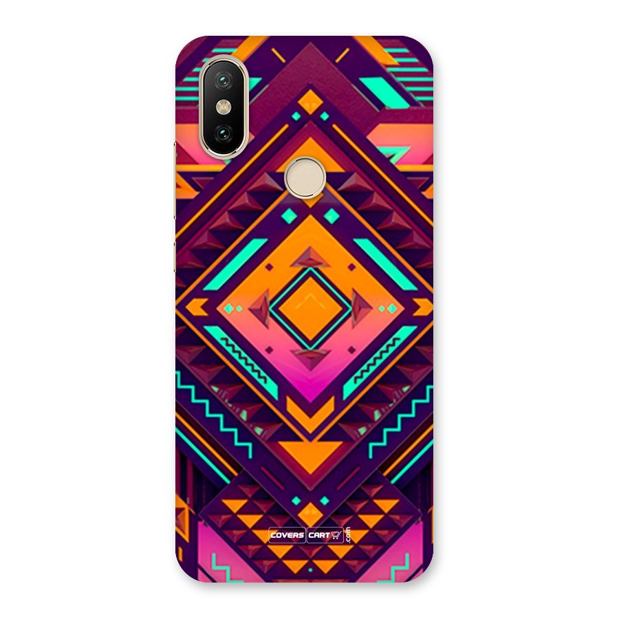 Creative Rhombus Back Case for Mi A2