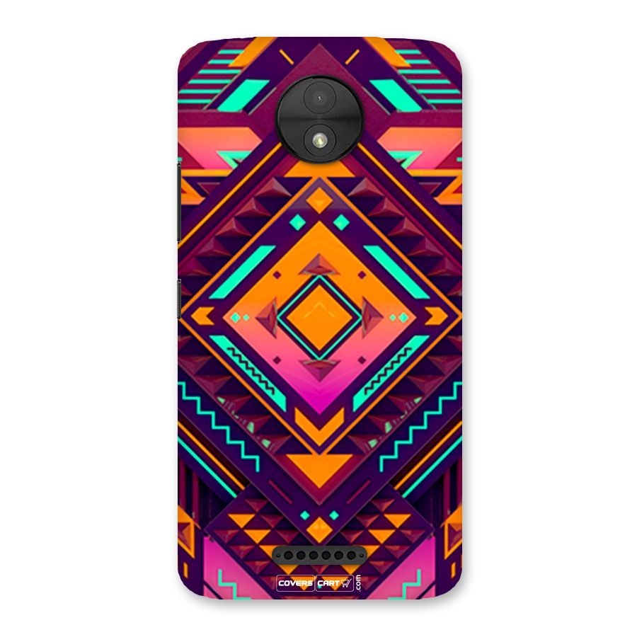 Creative Rhombus Back Case for Moto C