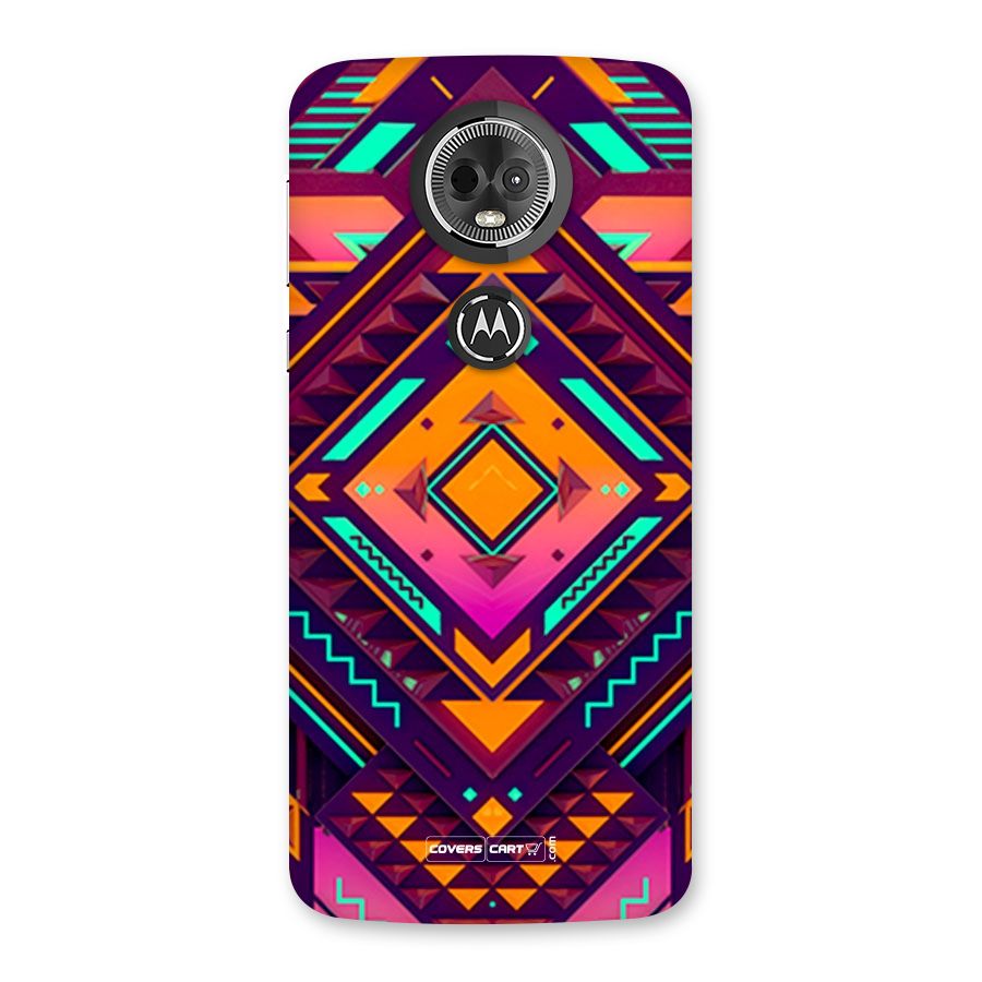Creative Rhombus Back Case for Moto E5 Plus