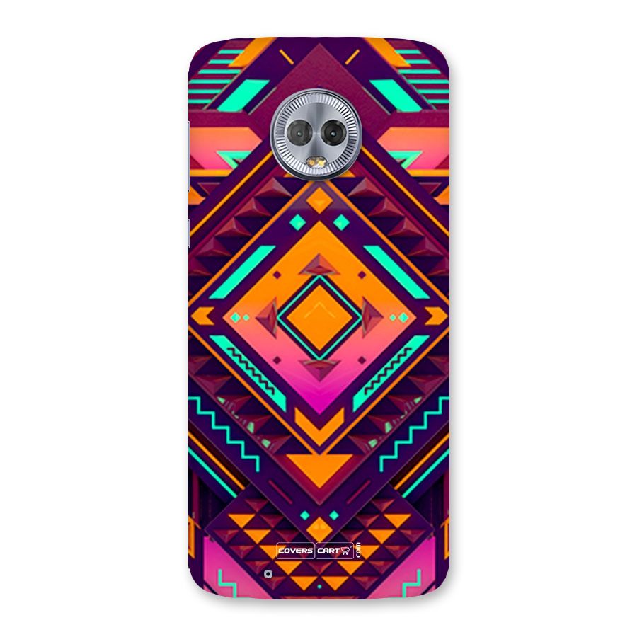 Creative Rhombus Back Case for Moto G6