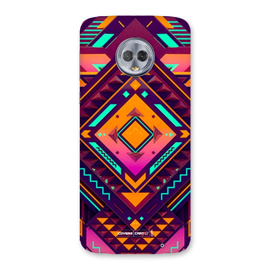 Creative Rhombus Back Case for Moto G6 Plus