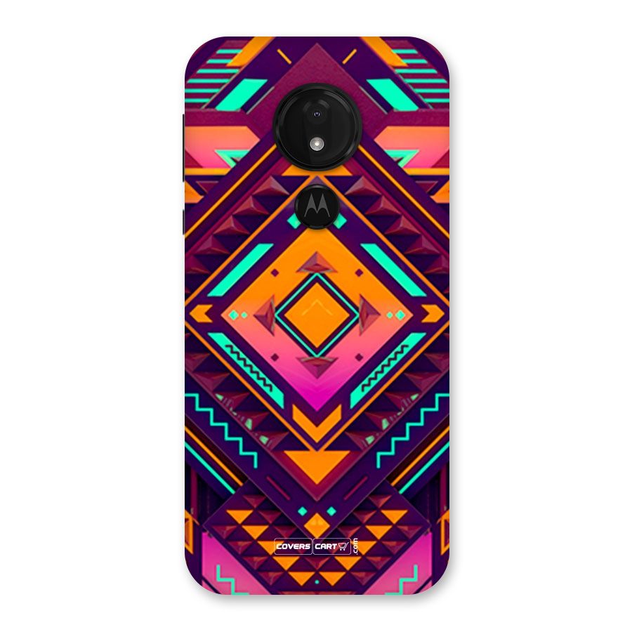 Creative Rhombus Back Case for Moto G7 Power