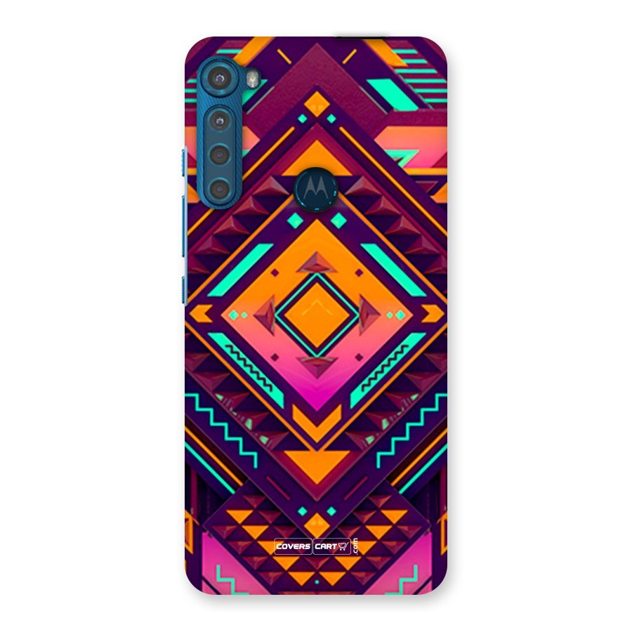 Creative Rhombus Back Case for Motorola One Fusion Plus