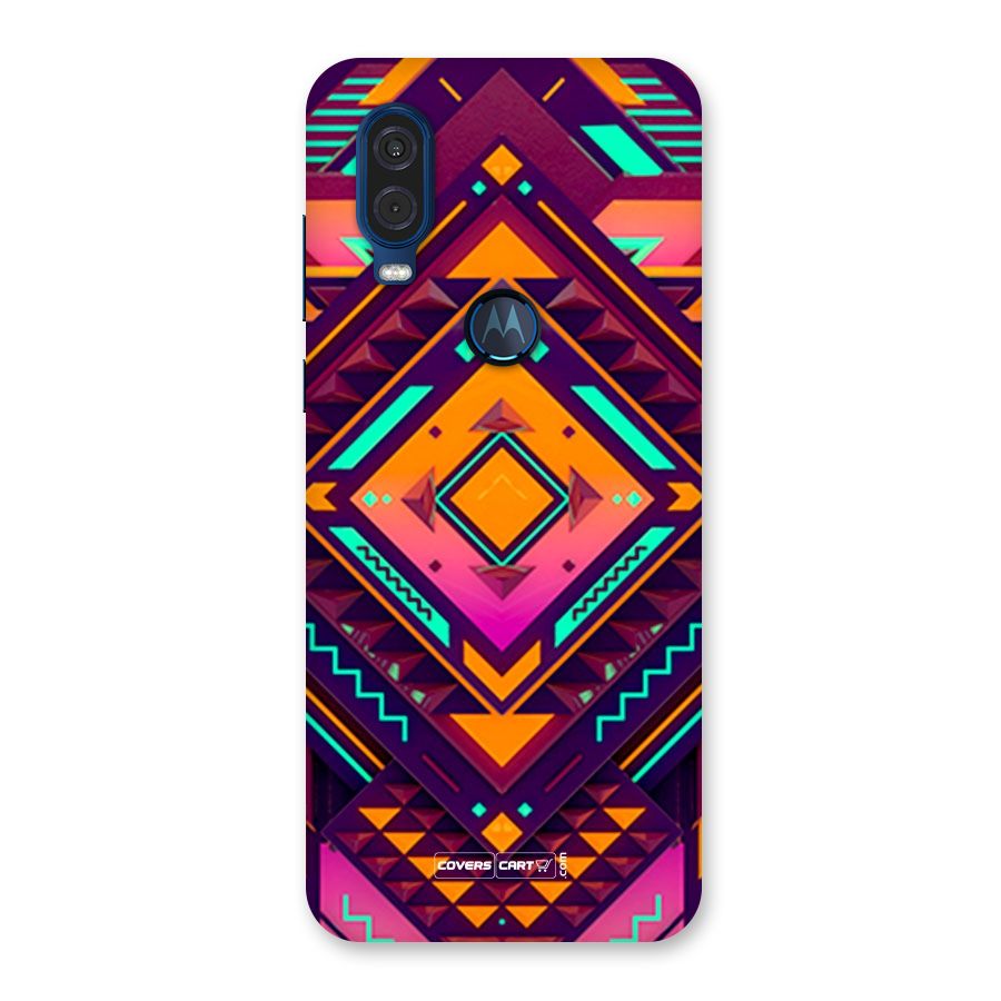 Creative Rhombus Back Case for Motorola One Vision