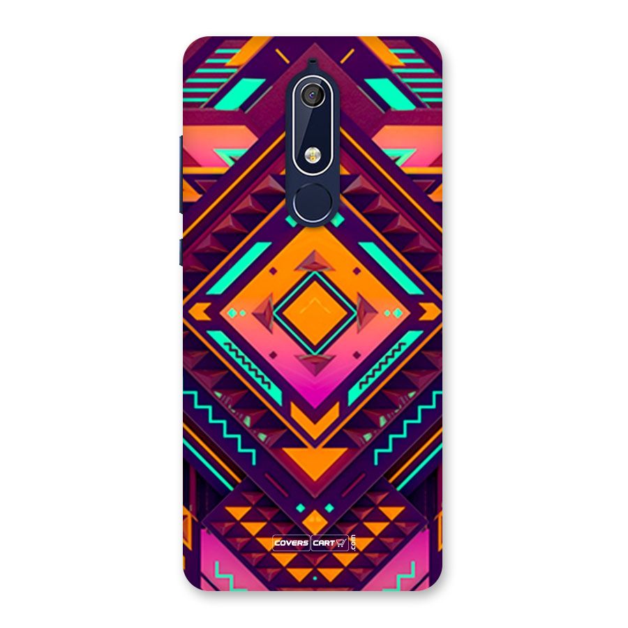 Creative Rhombus Back Case for Nokia 5.1