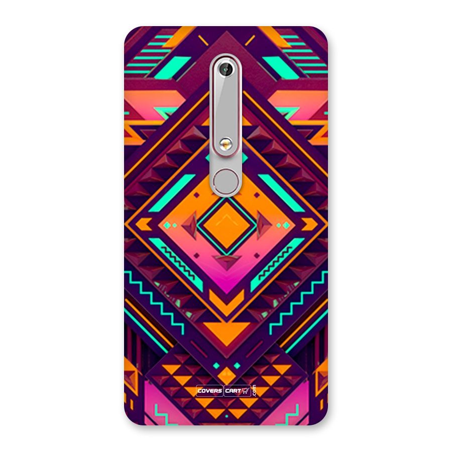 Creative Rhombus Back Case for Nokia 6.1