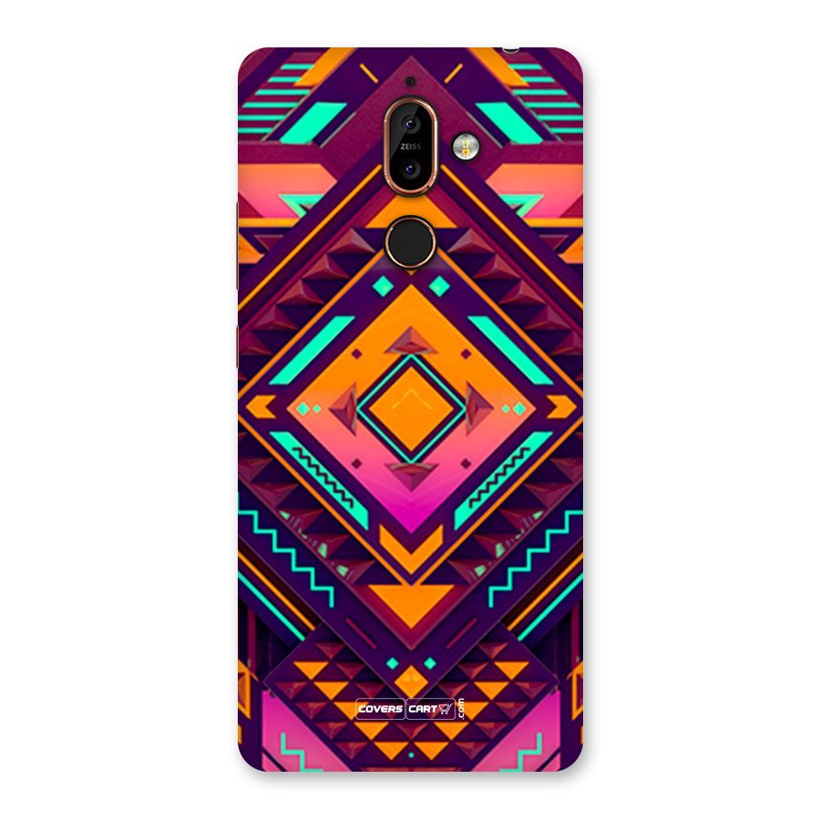 Creative Rhombus Back Case for Nokia 7 Plus