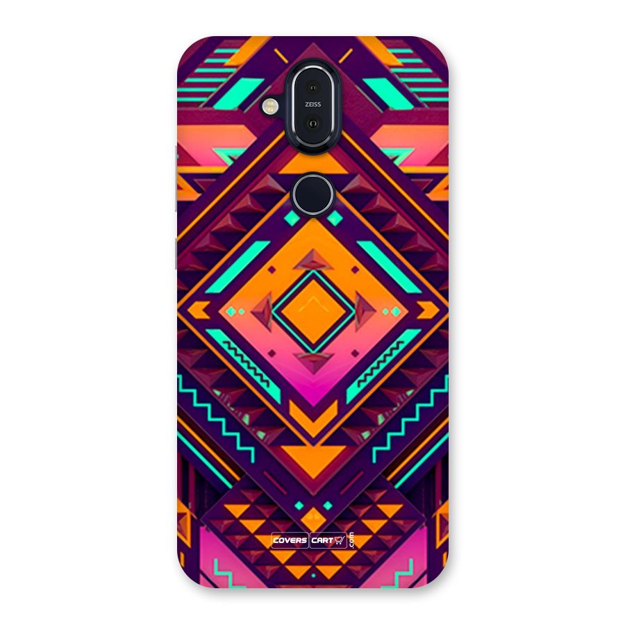 Creative Rhombus Back Case for Nokia 8.1