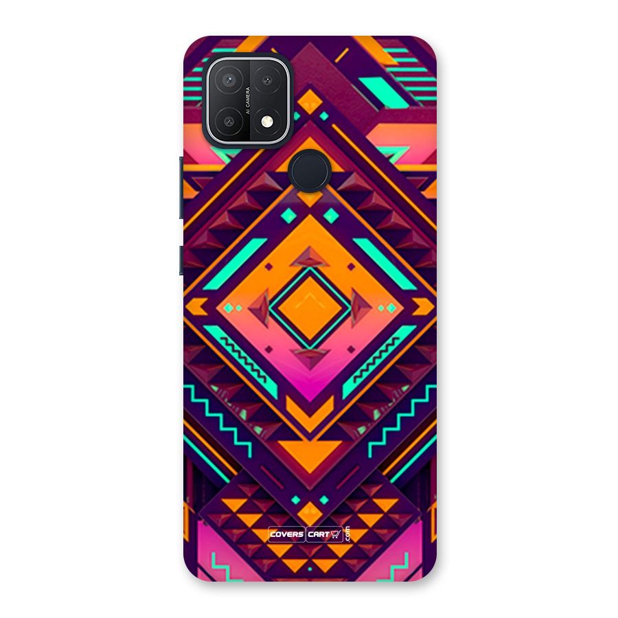 Creative Rhombus Back Case for Oppo A15