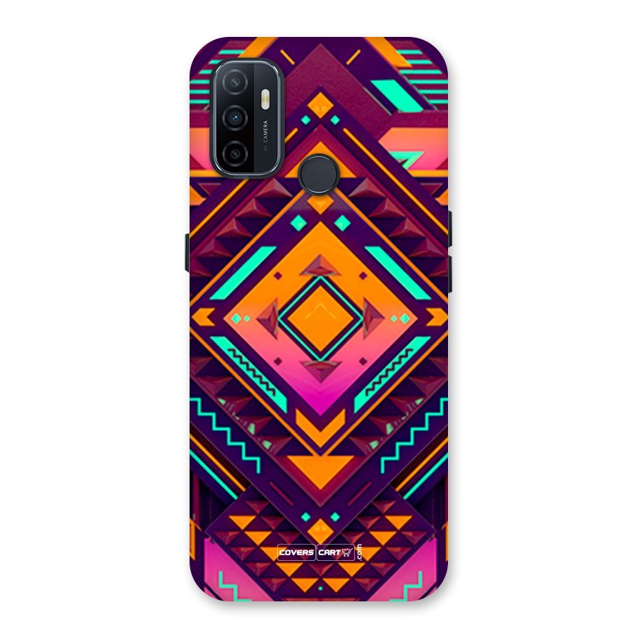 Creative Rhombus Back Case for Oppo A32