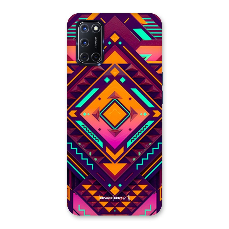 Creative Rhombus Back Case for Oppo A52