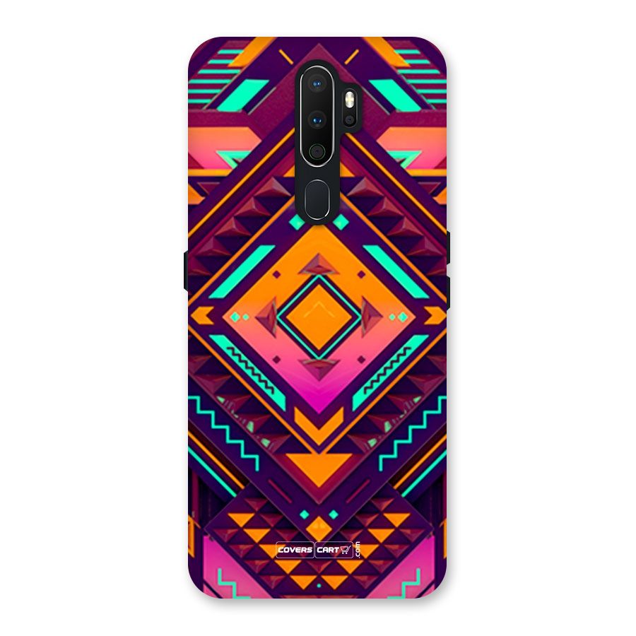 Creative Rhombus Back Case for Oppo A5 (2020)