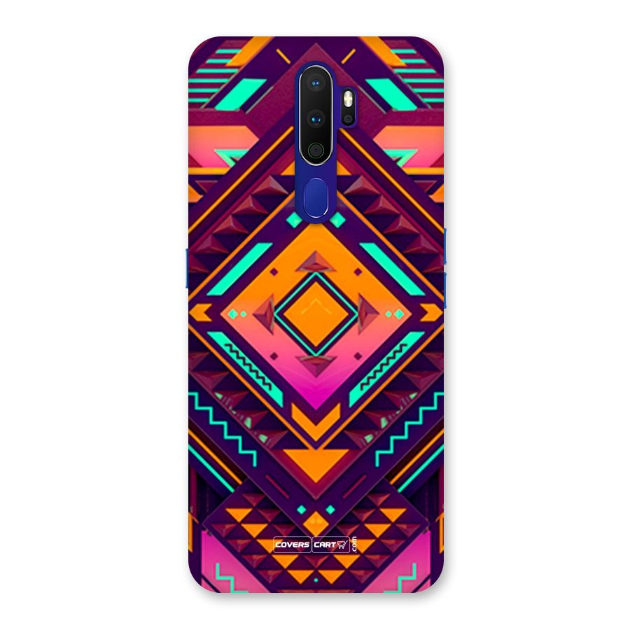 Creative Rhombus Back Case for Oppo A9 (2020)