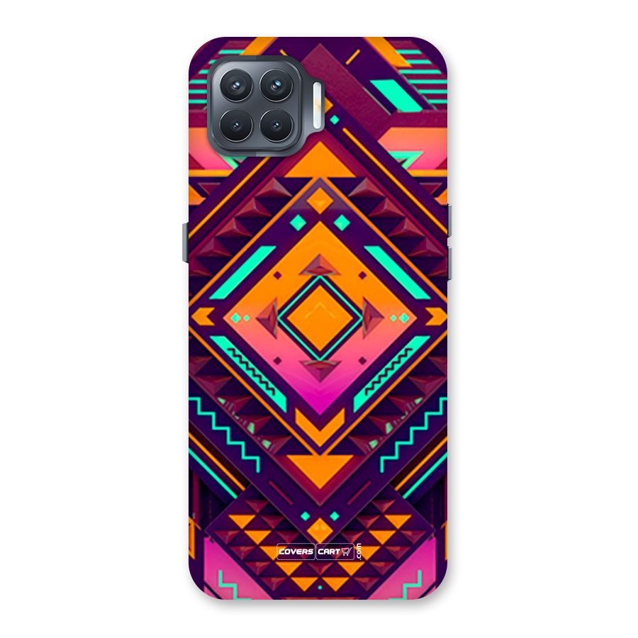Creative Rhombus Back Case for Oppo F17 Pro
