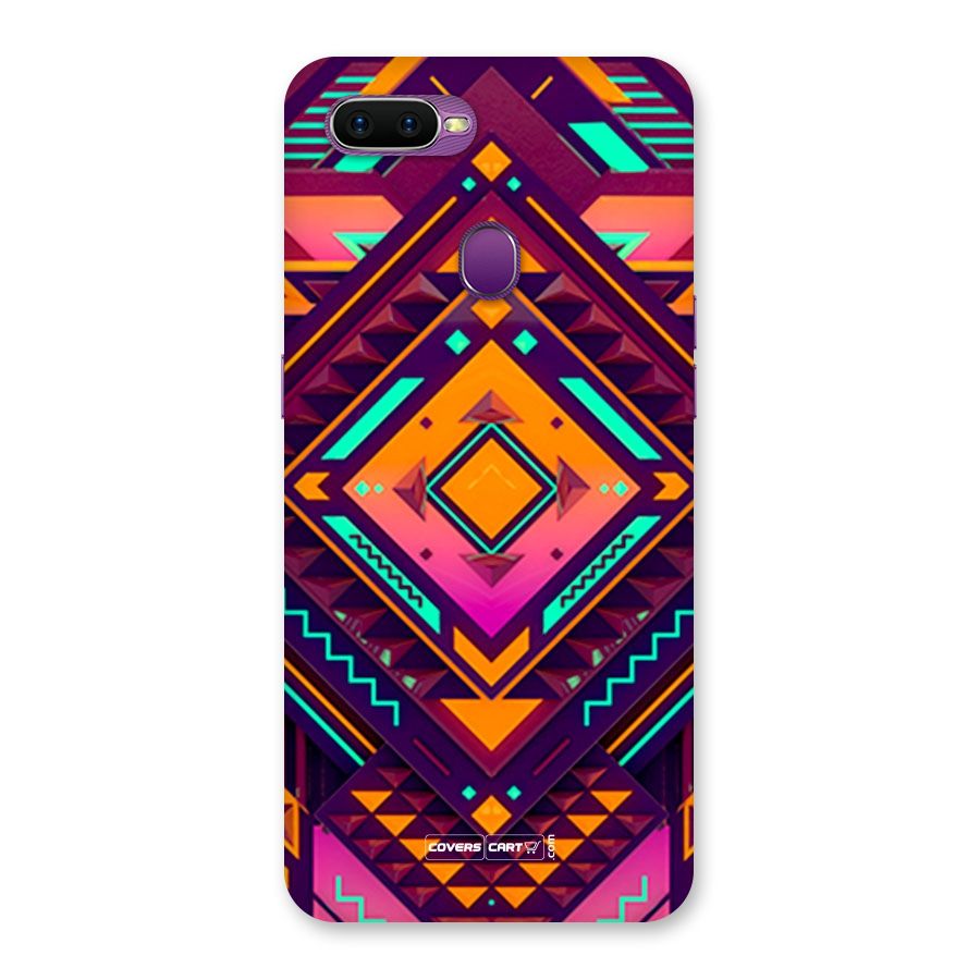 Creative Rhombus Back Case for Oppo F9