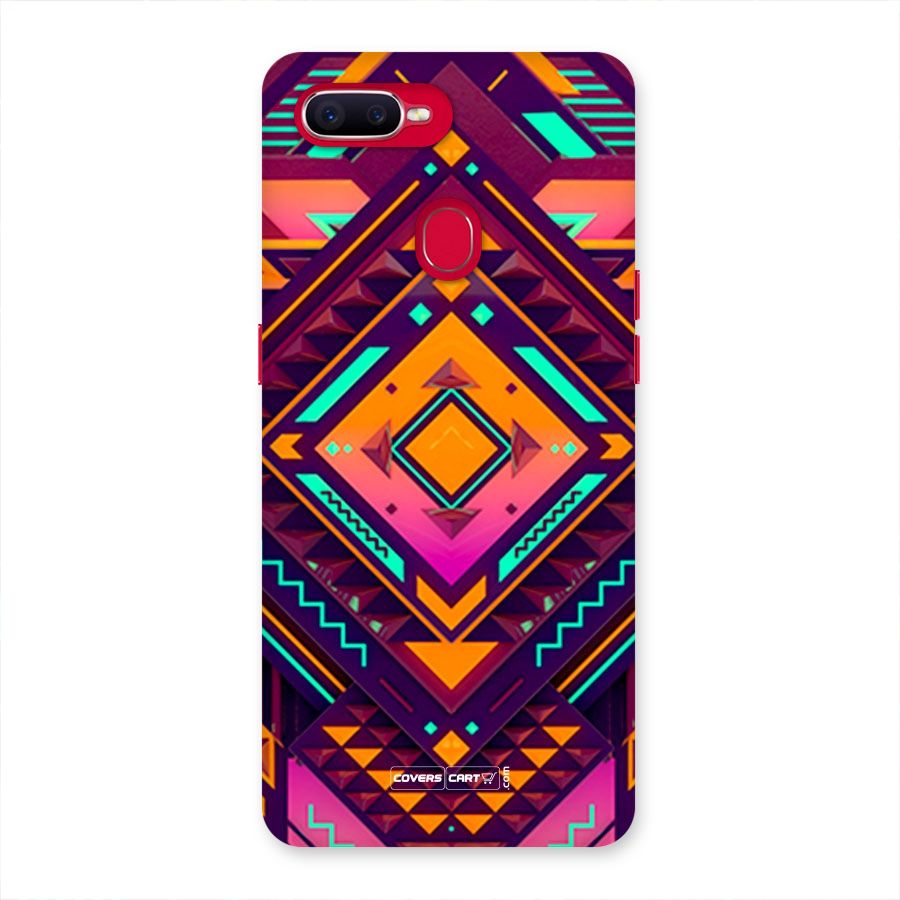 Creative Rhombus Back Case for Oppo F9 Pro