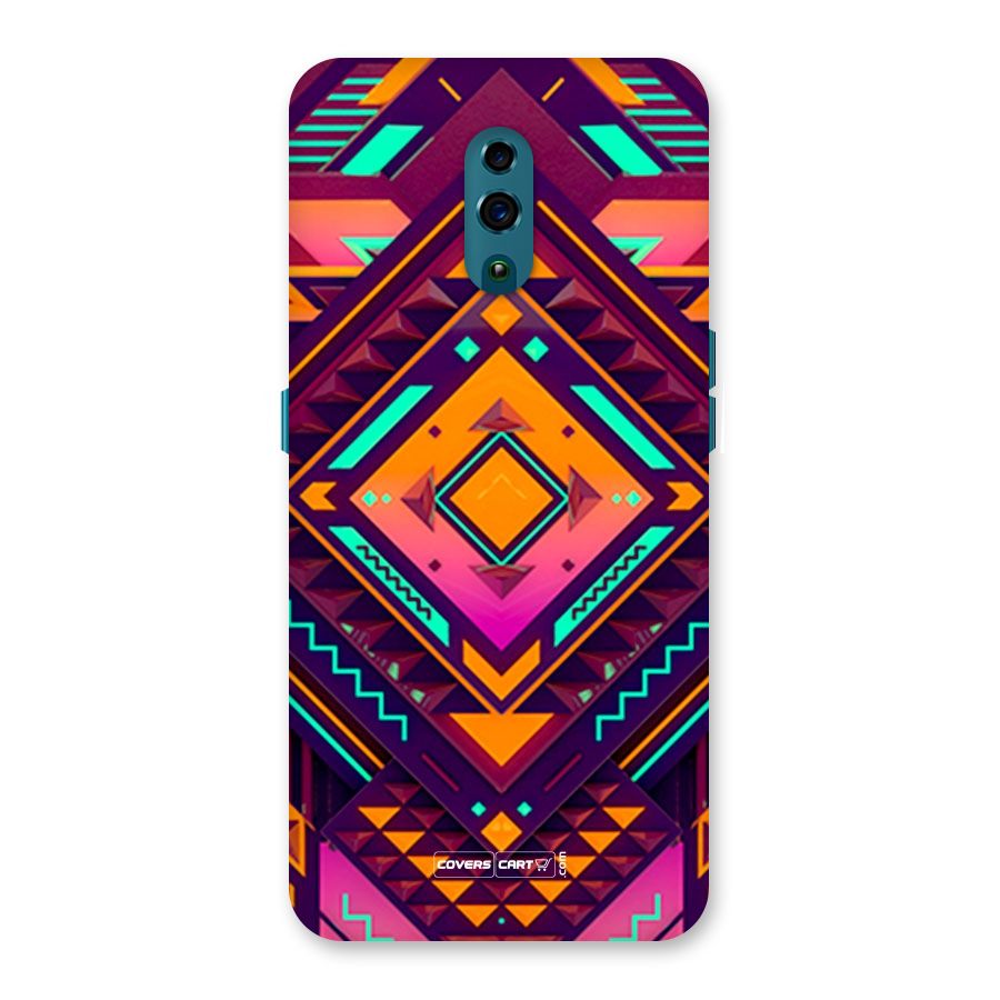 Creative Rhombus Back Case for Oppo Reno