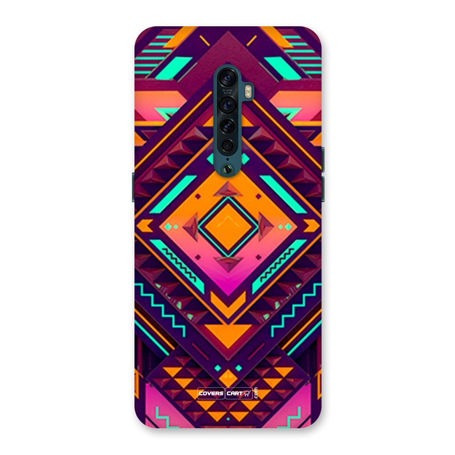 Creative Rhombus Back Case for Oppo Reno2