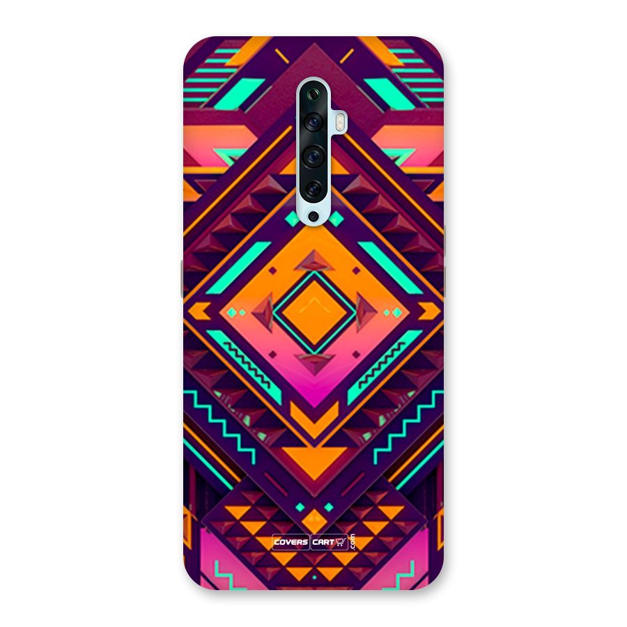 Creative Rhombus Back Case for Oppo Reno2 F