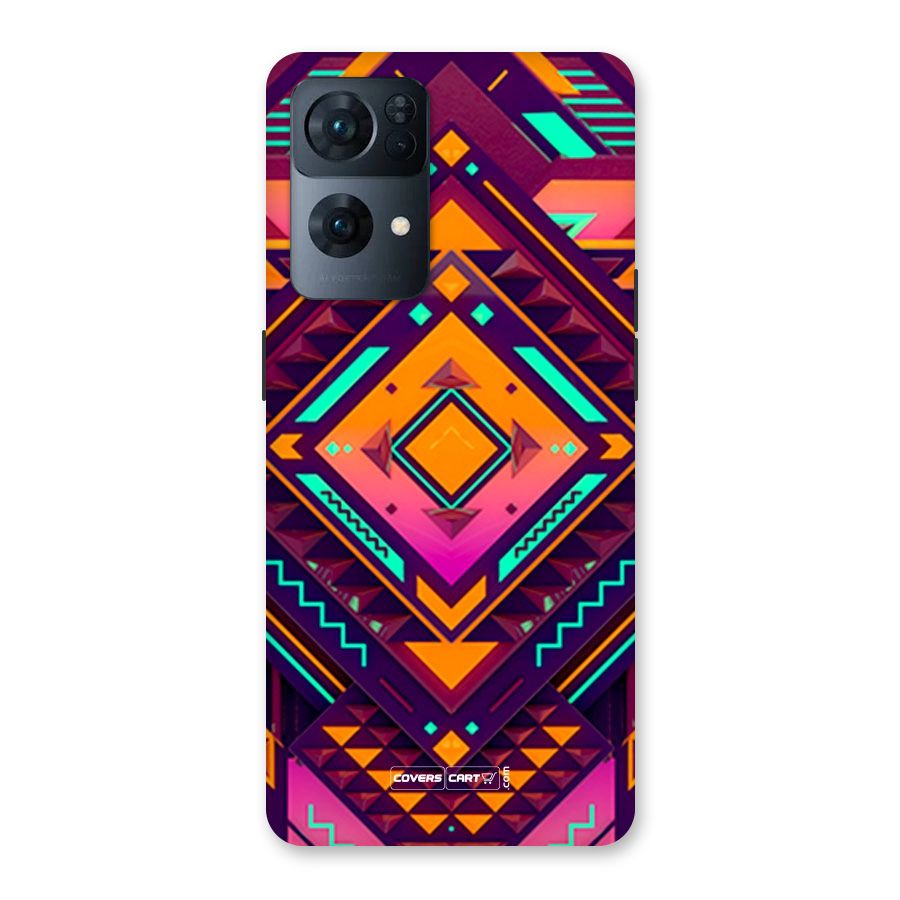 Creative Rhombus Back Case for Oppo Reno7 Pro 5G