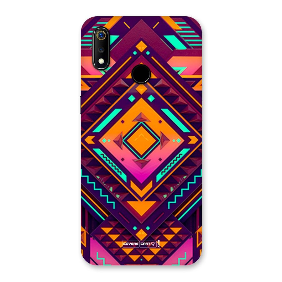 Creative Rhombus Back Case for Realme 3