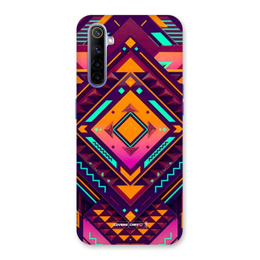Creative Rhombus Back Case for Realme 6