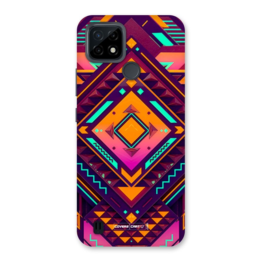 Creative Rhombus Back Case for Realme C21