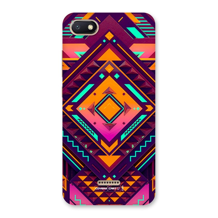 Creative Rhombus Back Case for Redmi 6A