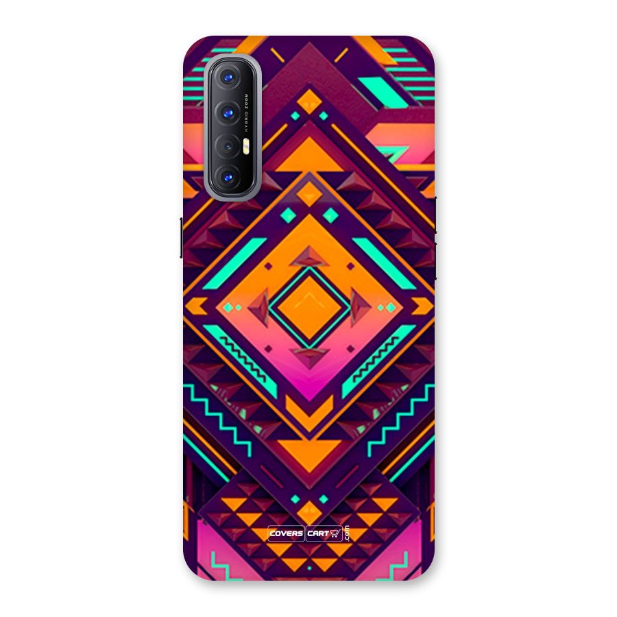 Creative Rhombus Back Case for Reno3 Pro