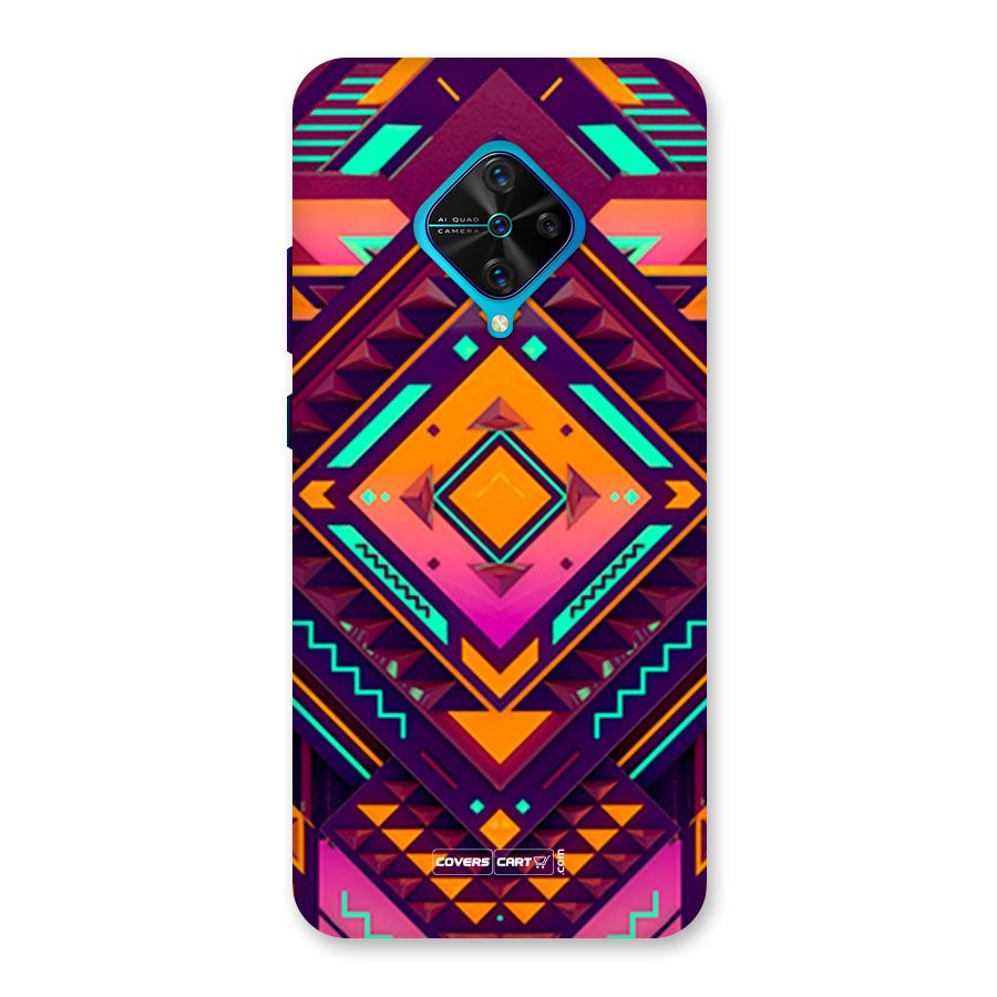 Creative Rhombus Back Case for Vivo S1 Pro