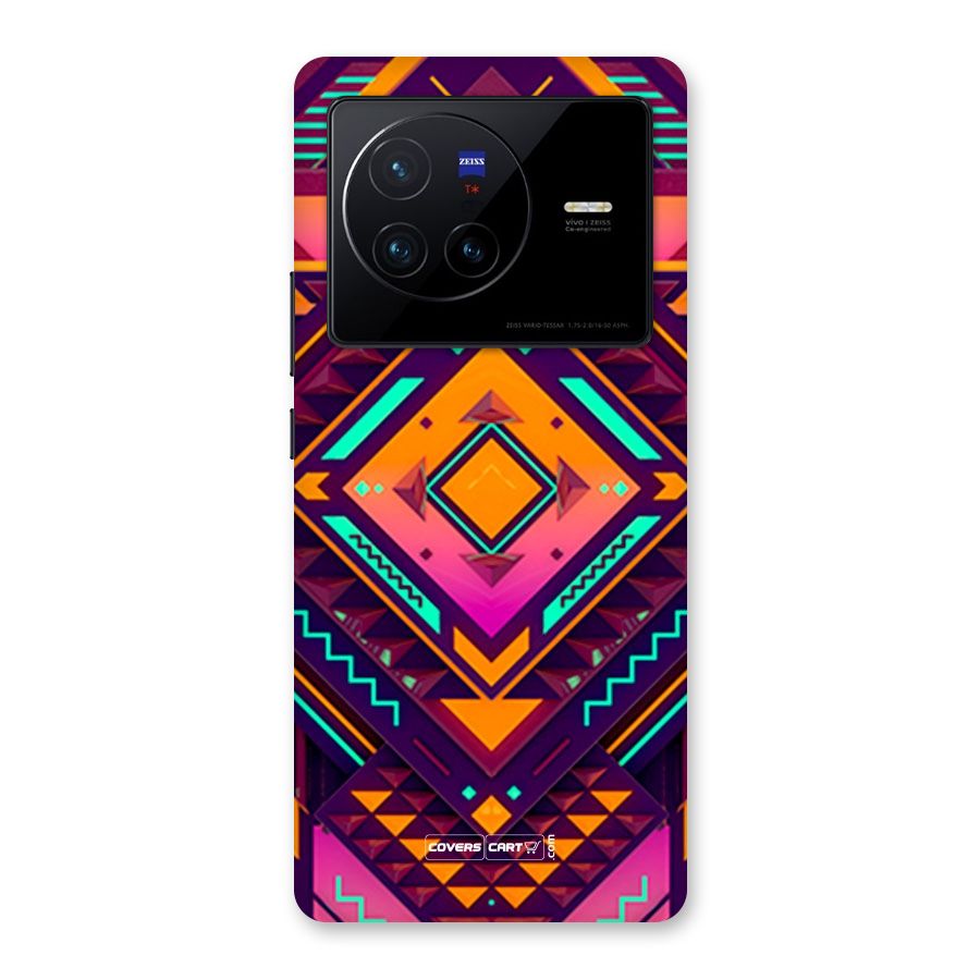 Creative Rhombus Back Case for Vivo X80